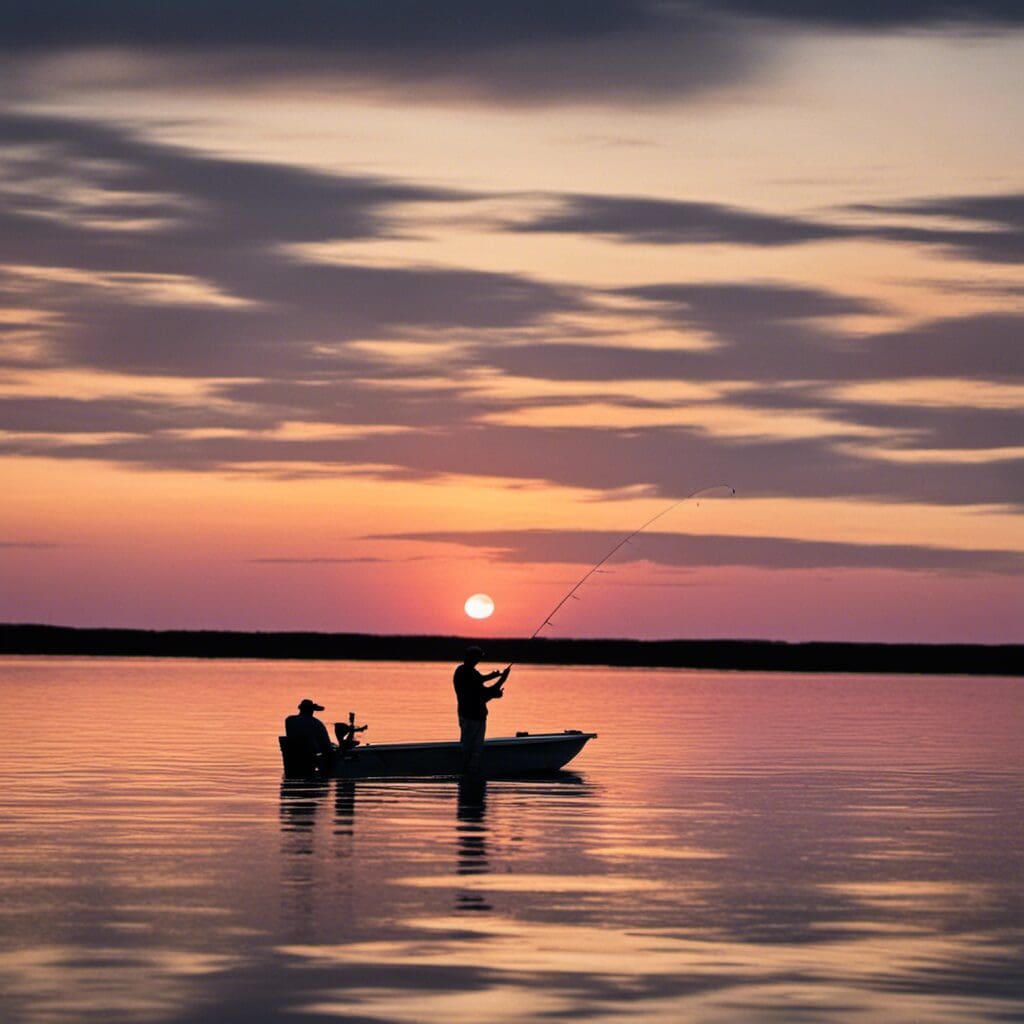 Beautiful fishing in Severy City Lake, Kansas