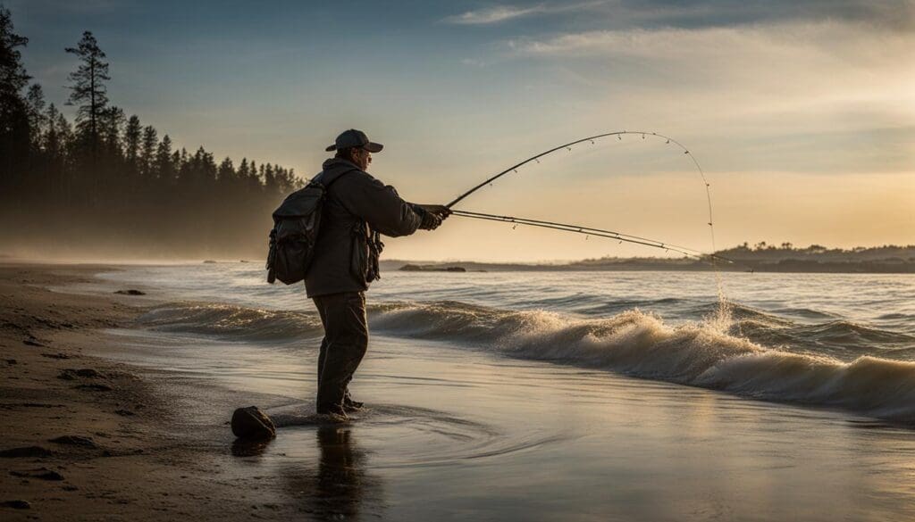 camouflage techniques for shore fishing