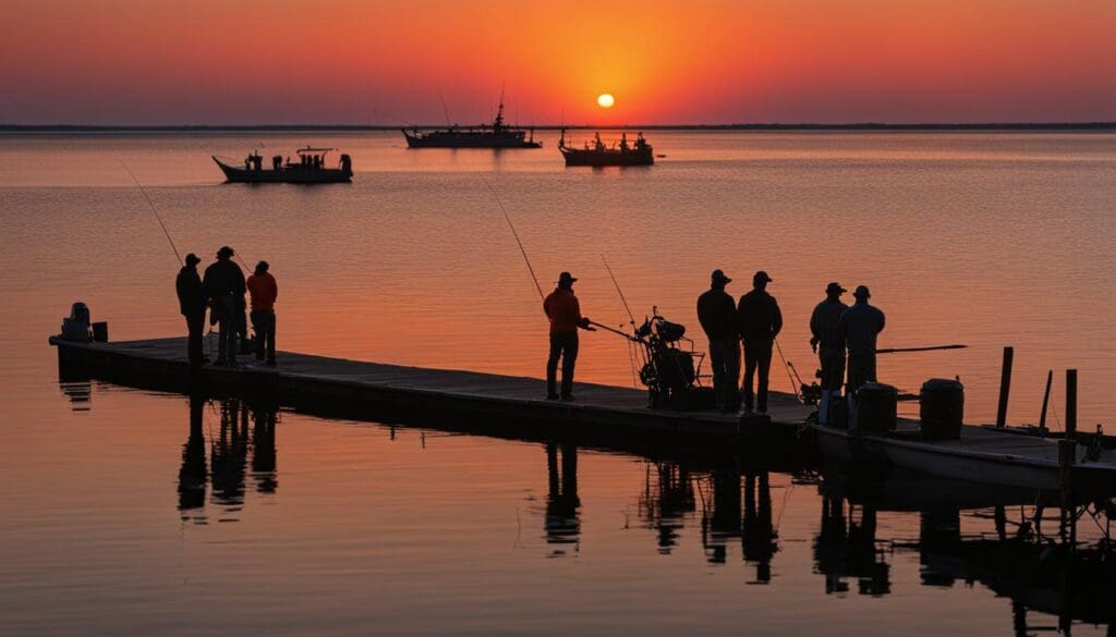 consulting with anglers