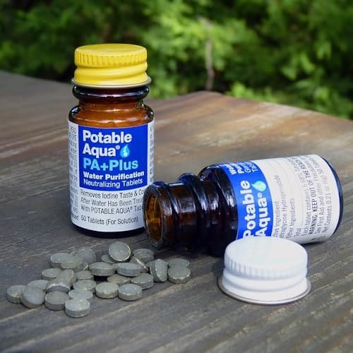 Potable Aqua Water Purification Tablets with PA Plus